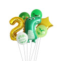 Dekoration Dino Thema Helium große Zahl Ballon Bouquet